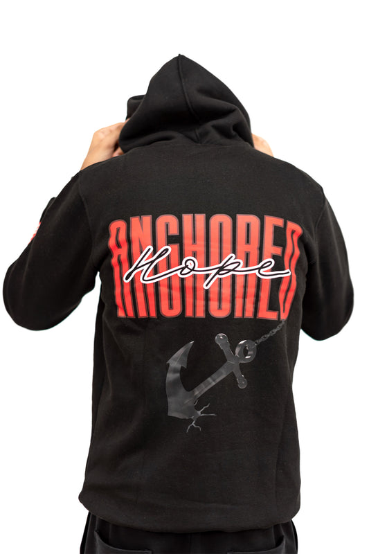 Anchored Hope Hoodie - Black