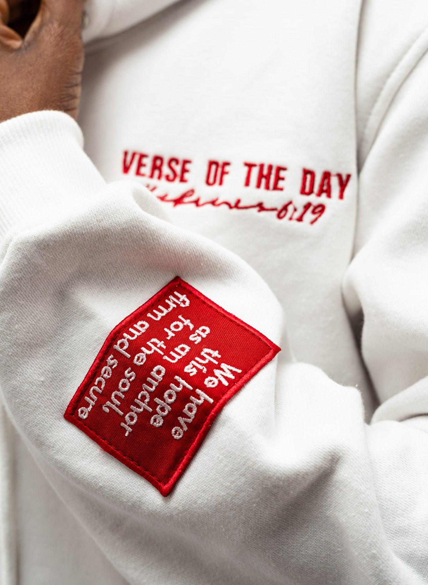 Anchored Hope Hoodie - White