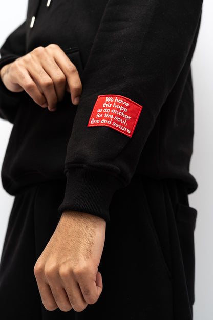 Anchored Hope Hoodie - Black