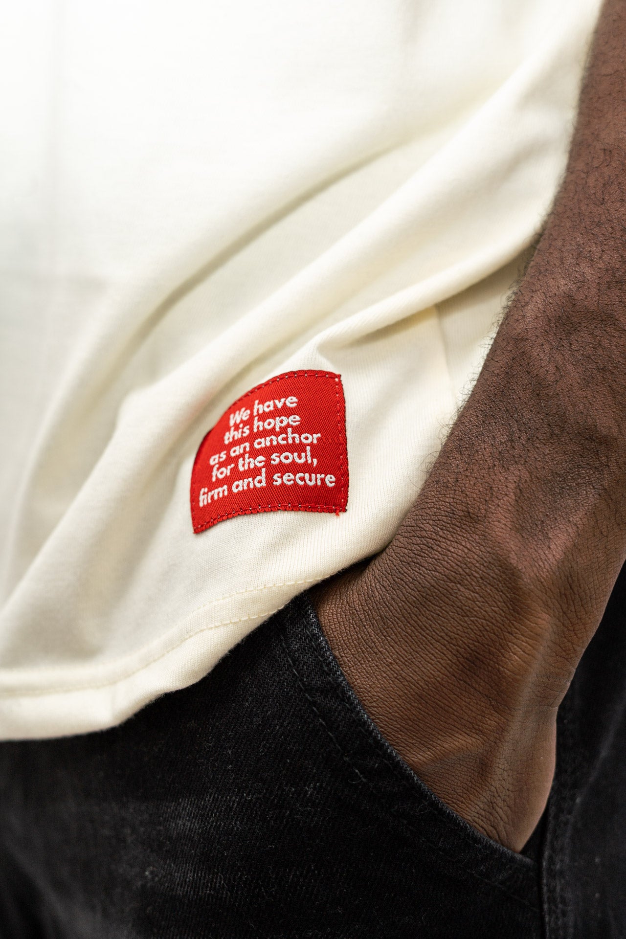 Anchored Hope Oversized T-Shirt -  Oyster