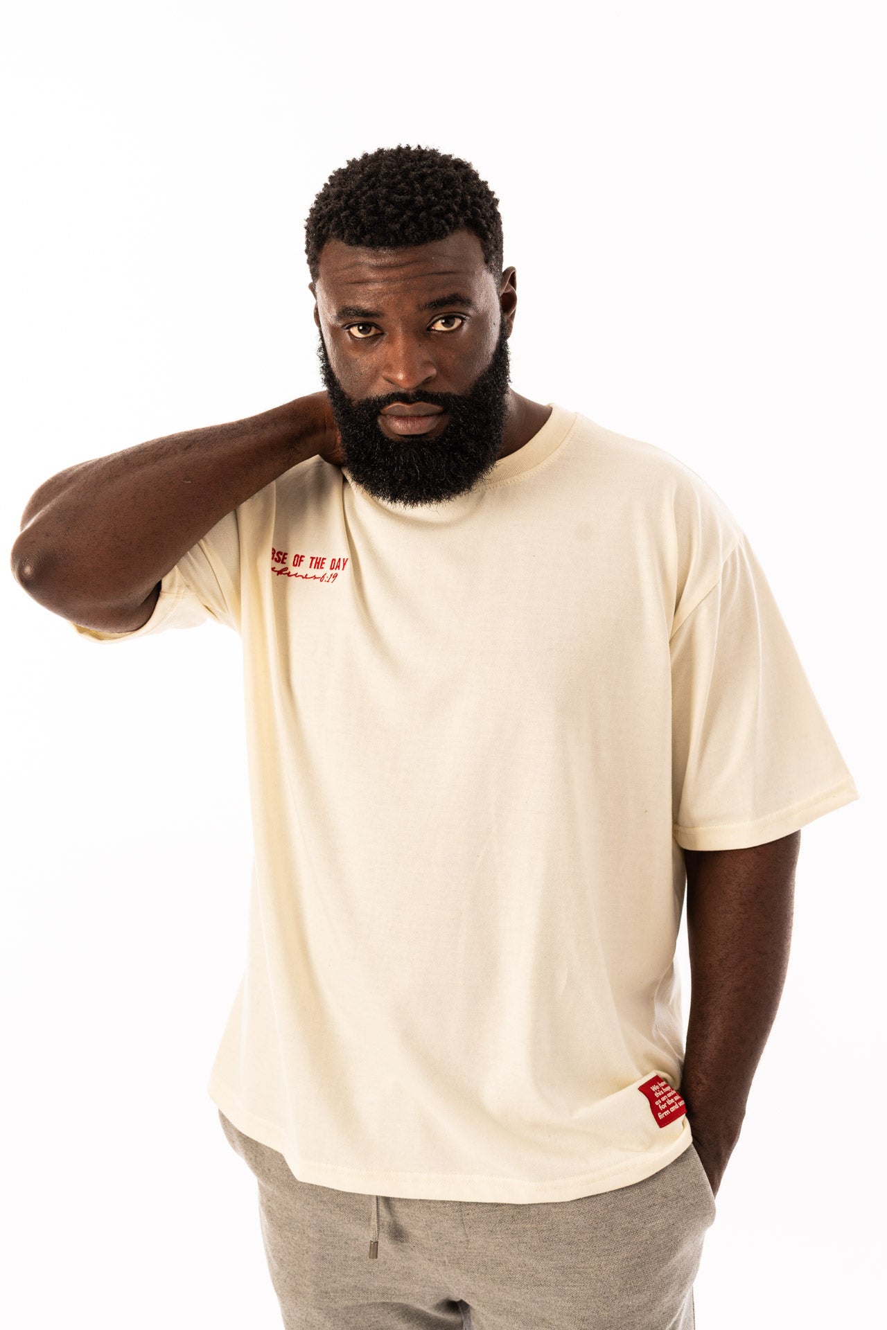 Anchored Hope Oversized T-Shirt -  Oyster