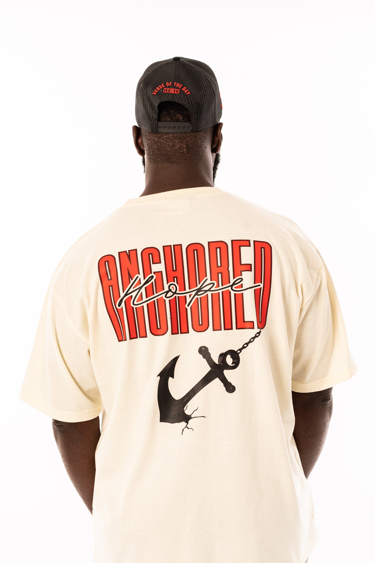 Anchored Hope Oversized T-Shirt -  Oyster